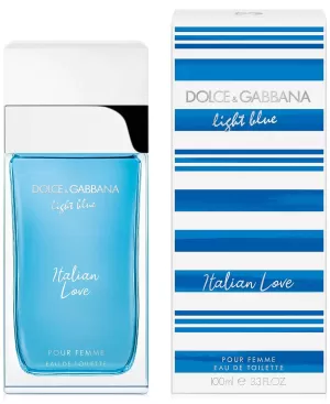 Image of Dolce & Gabbana Light Blue Italian Love Pour Femme Eau de Toilette For Her 100ml