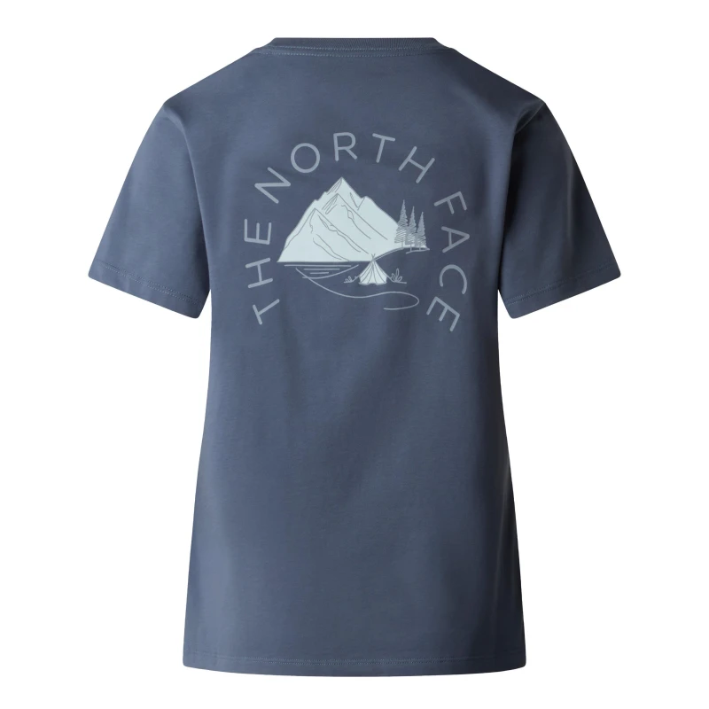 Image of The North Face Monte Regular Graphic T-Shirt Womens Granite Grey female 10 (S)