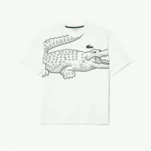 Image of Lacoste RG Big Crocodile T-Shirt Mens - White