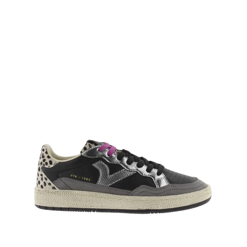 Image of Victoria Trainers Victoria Smash-Animal Noir Unisex 39