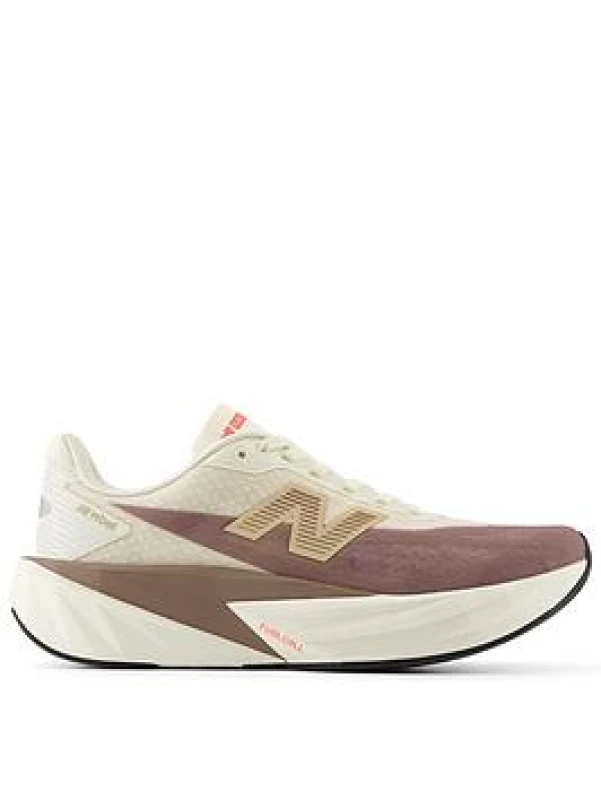 Image of New Balance FuelCell Rebel v5 Trainers in Beige & Brown Beige & Brown UK 6 (EU 39)