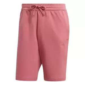 Image of adidas ALL SZN French Terry Shorts Mens - Pink