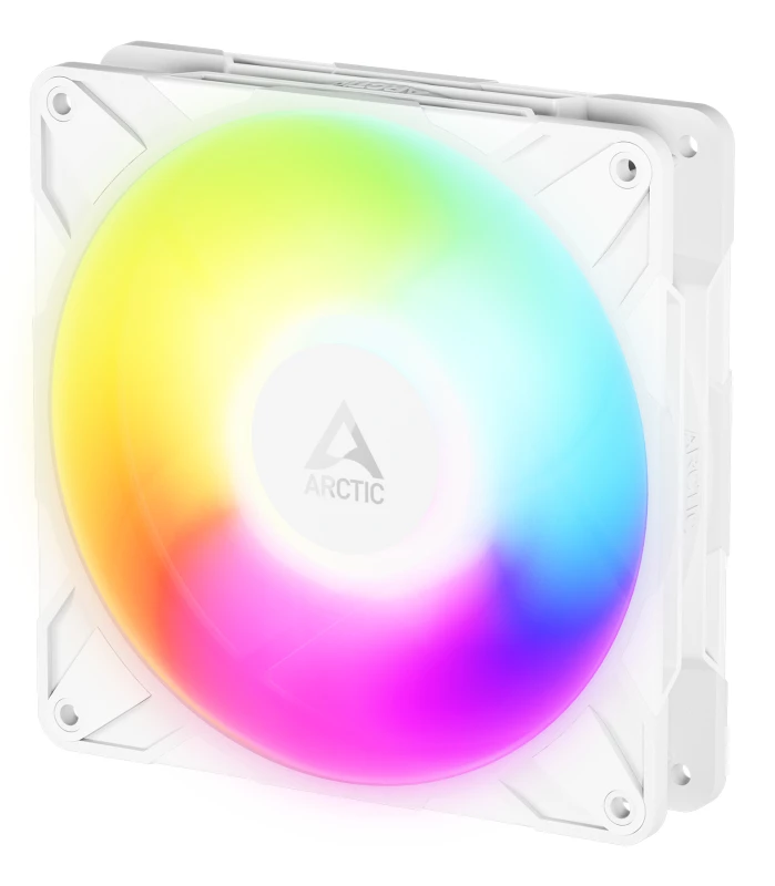 Image of ARCTIC Freezer P14 Pro Reverse A-RGB (White) - 140 mm A-RGB PWM Fan wi