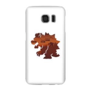 Image of Nintendo Super Mario Bowser Silhouette Phone Case - Samsung S6 - Snap Case - Gloss