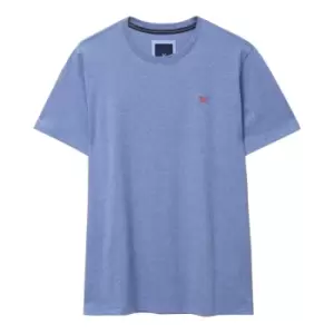 Image of Crew Clothing Mens Classic Tee Dutch Blue Marl Medium