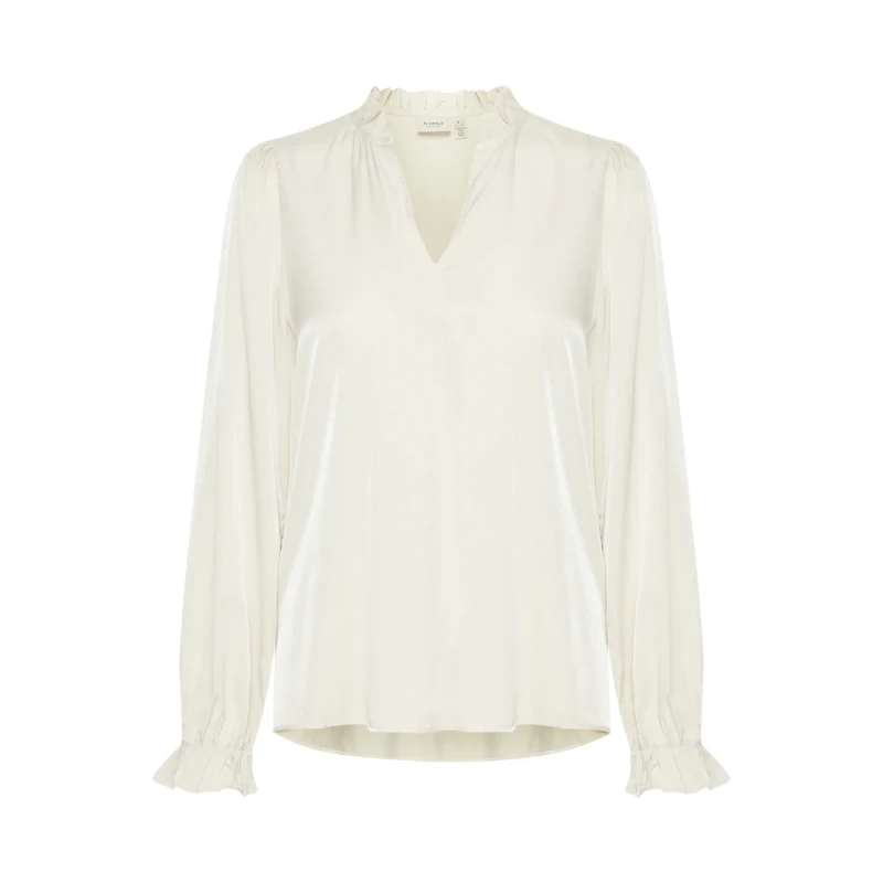 Image of fransa Womens blouse fransa Diana BL 1 Blanc Female 2XL