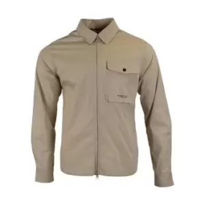 Image of Marshall Artist Marshall Artist Gaberdine Overshirt - Grey