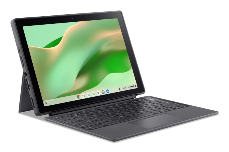 Image of Acer Acer Chromebook Tab 311 D723N - 11" WUXGA Touchscreen, MediaTek Kompanio 520, 8GB, 128GB, Portfolio Keyboard and Active Stylus Tablet NT.D7JEK.00