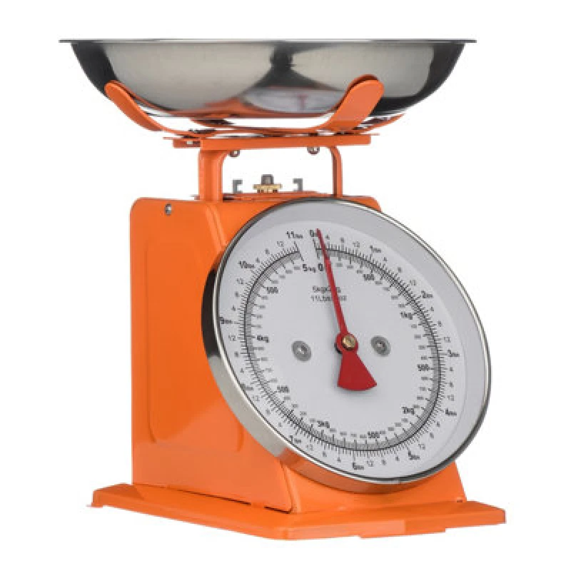 Image of Premier Housewares 5kg Retro Standing Kitchen Scale Orange