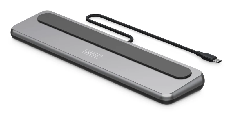 Image of Digitus USB-C 8K docking station. 12-port