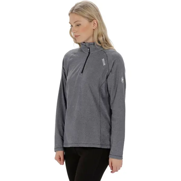 Image of Regatta Womens/Ladies Montes Half Zip Lightweight Microfleece Top 8 - Bust 32' (81cm) Navy/White RWA240-7TT-8