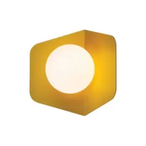 Image of Larissa Nesebar Wall Light With Opal Glass 1x G9 Max 7W Yellow