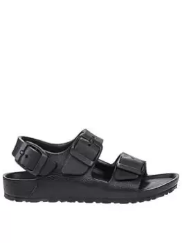 Image of Birkenstock Milano Eva Kids Sandal, Black, Size 2 Older