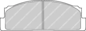 Image of Ferodo FDB22 Brake Pad Set Rear Axle Premier Car