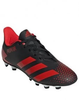 Image of Adidas Junior Predator 20.4 Flexible Ground Football Boot - Red Black