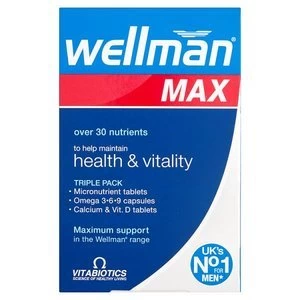 Image of Vitabiotics Wellman Max Tablets and Capsules 84s