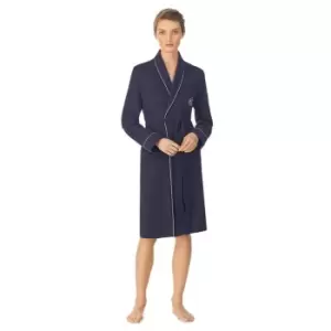 Image of Lauren by Ralph Lauren Essentials quilted collar robe - Purple