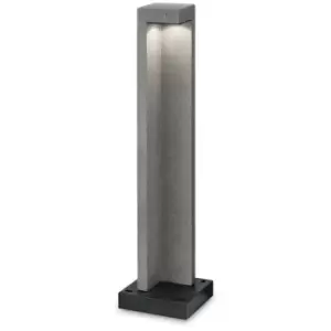Image of Ideal Lux TITANO - Integrated LED Outdoor Bollard Lamp 1 Light Granite 3000K IP55