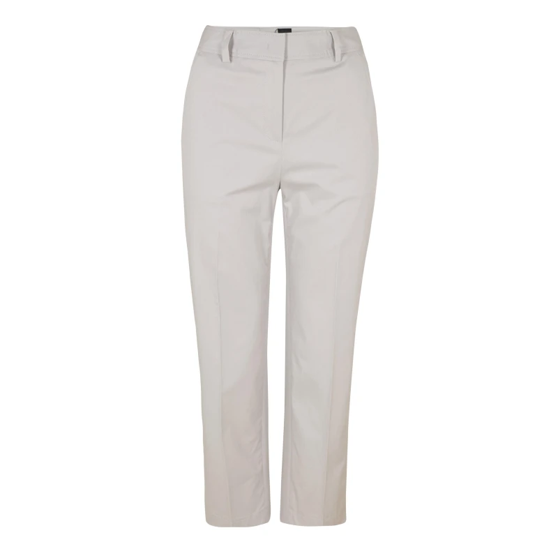 Image of Boss Boss Tecarino2 10245944 01 Straight Leg Trousers Womens Silver female 4 (XXS)