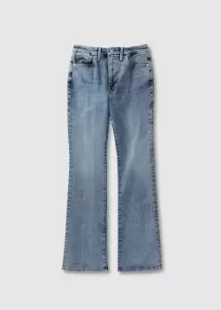 Image of Good American Womens Good Classic Bootcut In Indigo