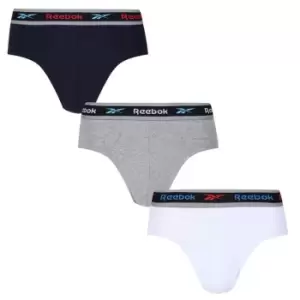 Image of Reebok 3 Pack Baile Briefs Mens - Multi