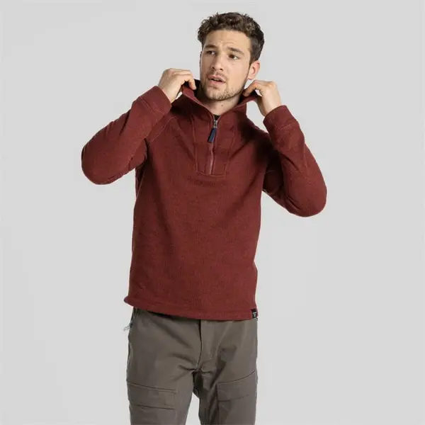 Image of Craghoppers Wole Half Zip - Mahogany Marl S