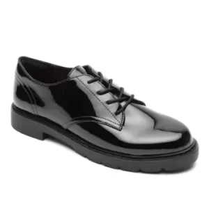 Image of Rockport Kacey Laceup Black Patent - Black