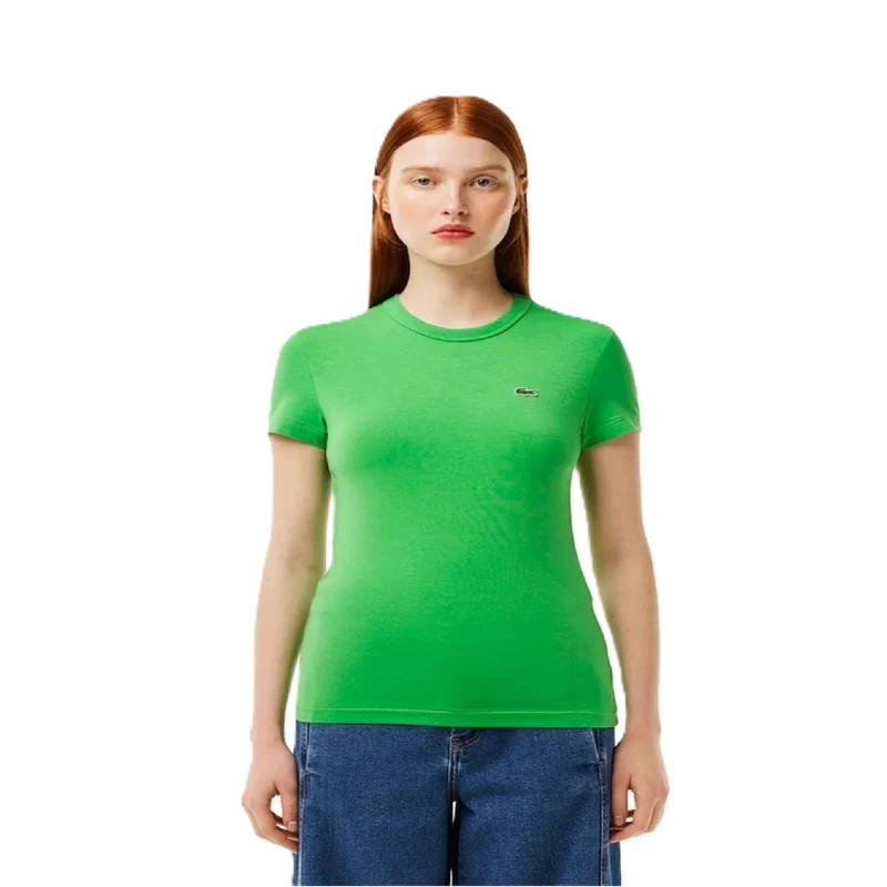 Image of Lacoste Slim T-Shirt Sorrel female 4 (32)