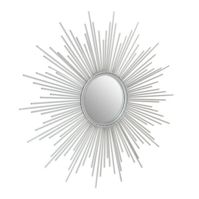 Image of Orsina Cristal Silver Finish Wall Mirror