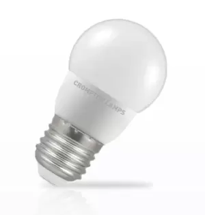 Image of Crompton Lamps LED Golfball 5.5W E27 Dimmable Warm White Opal (40W Eqv)