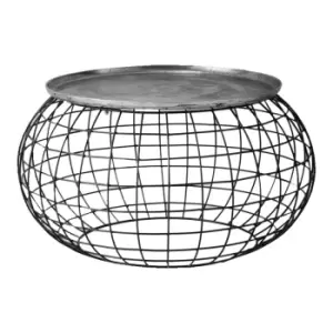 Image of Crossland Grove Limerick Coffee Table Antique Silver