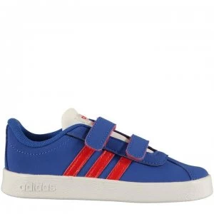 Image of adidas VL Court Infants Trainers - Blue/Red/Wht