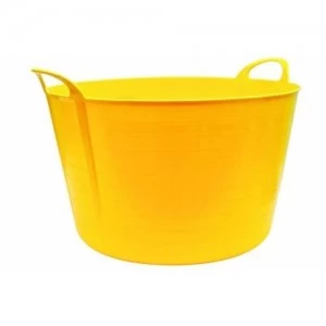 Image of Rhino 75 Litre Heavy Duty Flexi Storage Tub - Yellow