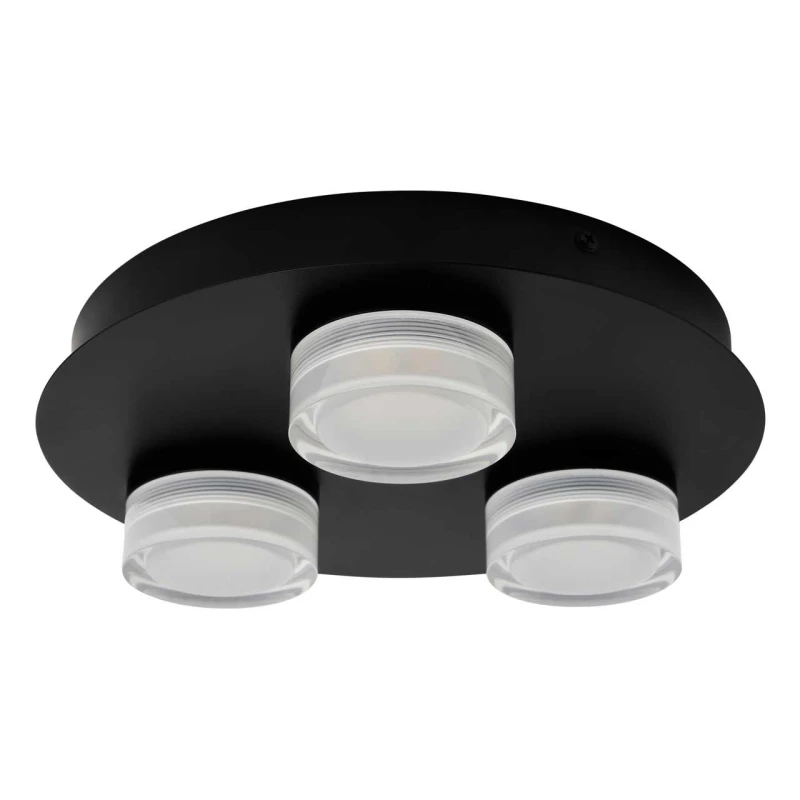 Image of Spa Amalfi 14W 3-Light Ceiling Spotlight Matte Black