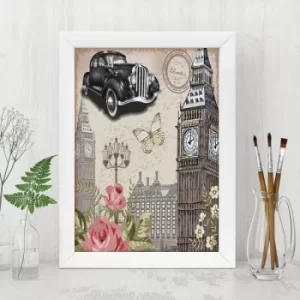 Image of BC11115870592 Multicolor Decorative Framed MDF Painting