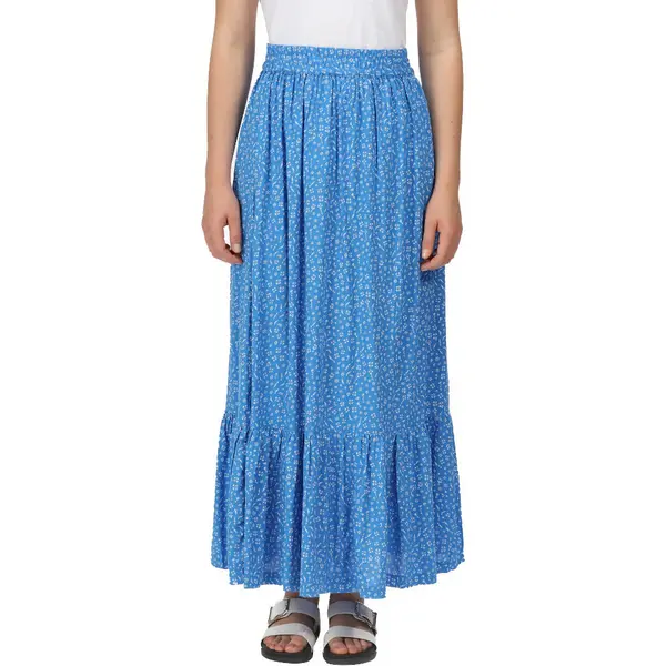 Image of Regatta Womens Hadriana Printed Elasticated Sun Dress UK 18- Waist 36', (91cm) Sonic Blue Ditsy RWD039-K1U-18