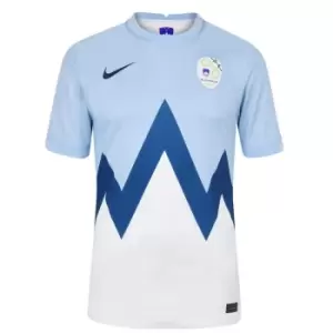 Image of Nike Slovenia Home Shirt 2020 - Blue