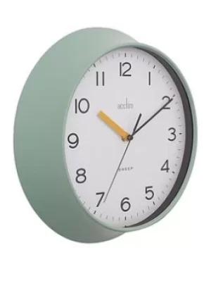 Image of Acctim Clocks Rhea Cool Mint Wall Clock