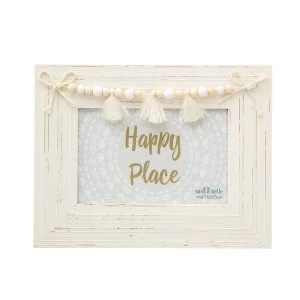 Image of Sass & Belle White Tassel Photo Frame