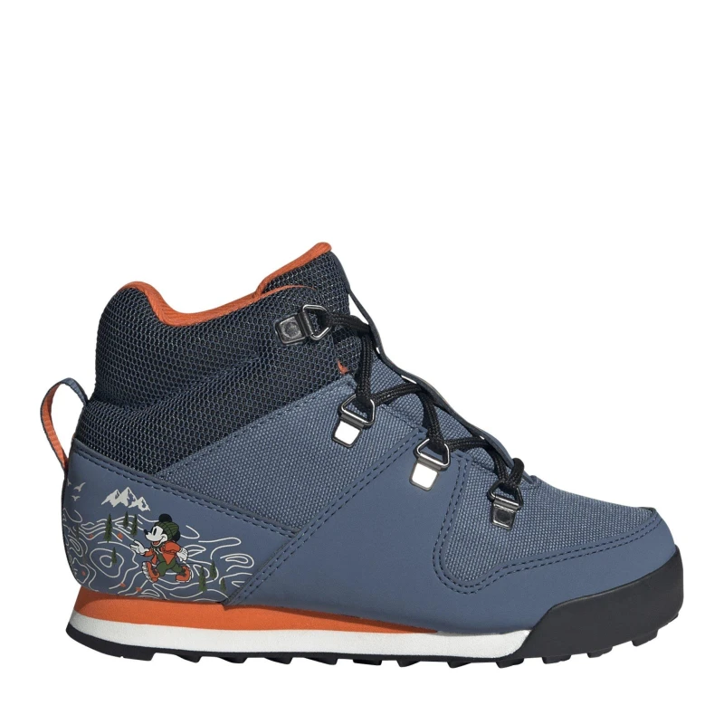 Image of adidas Kids Terrex Snowpitch Walking Shoes Black/Grey unisex 3.5 (36)