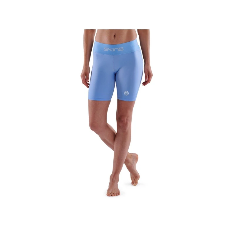 Image of Skins Series 1 Shorts Womens Performance Tights 8 (XS) Blue 34901518310
