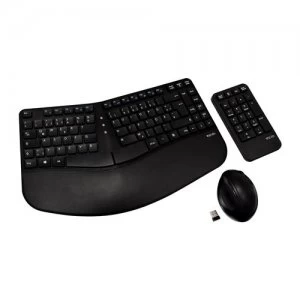 Image of V7 CKW400DE keyboard RF Wireless QWERTZ German Black