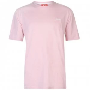 Image of Slazenger Plain T Shirt Mens - Light Pink
