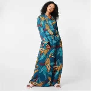 Image of Biba BIBA Longline Satin Robe - Multi