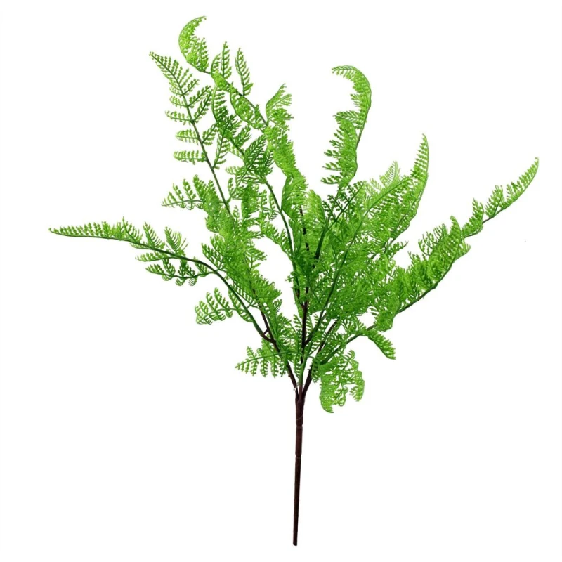 Image of Leaf High-Quality 50cm Dark Green Artificial Southern Wood Fern Bush