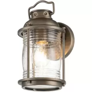 Image of Elstead Lighting - Elstead Kichler Ashland Bay Outdoor Wall Lantern Burnished Bronze, IP44