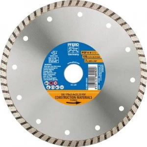 Image of Diamond cutting disc DG178x 2.4 x22.23 PSF PFERD 68017222 Diameter 178mm