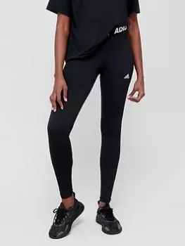 Image of adidas Tech-Fit 3 Bar Leggings - Black Size XS Women