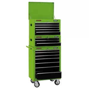 Image of Draper 26" Combination Roller Cabinet and Tool Chest (15 Drawers)