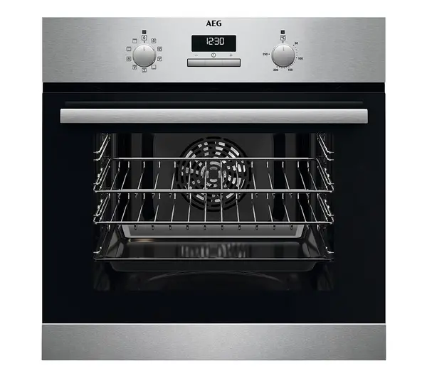 Image of AEG 6000 SurroundCook BSX23101XM Built In Electric Single Oven - Stainless Steel - A Rated